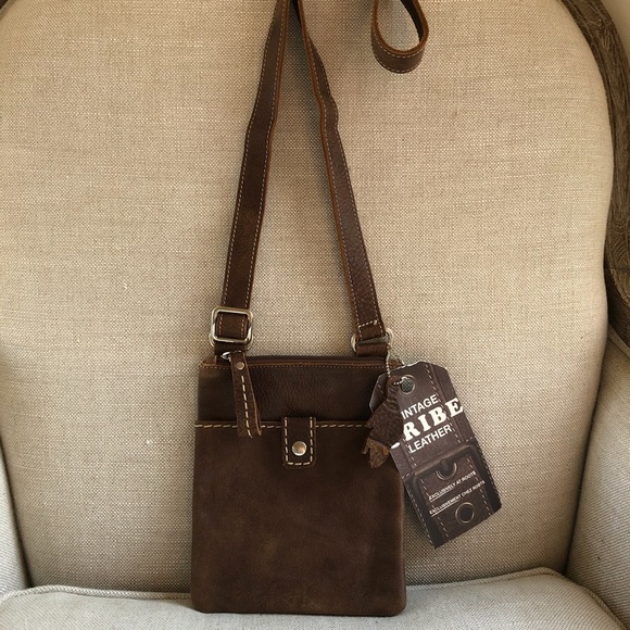 Roots Bags Roots Tribe Crossbody Brown Leather Nwt Poshmark